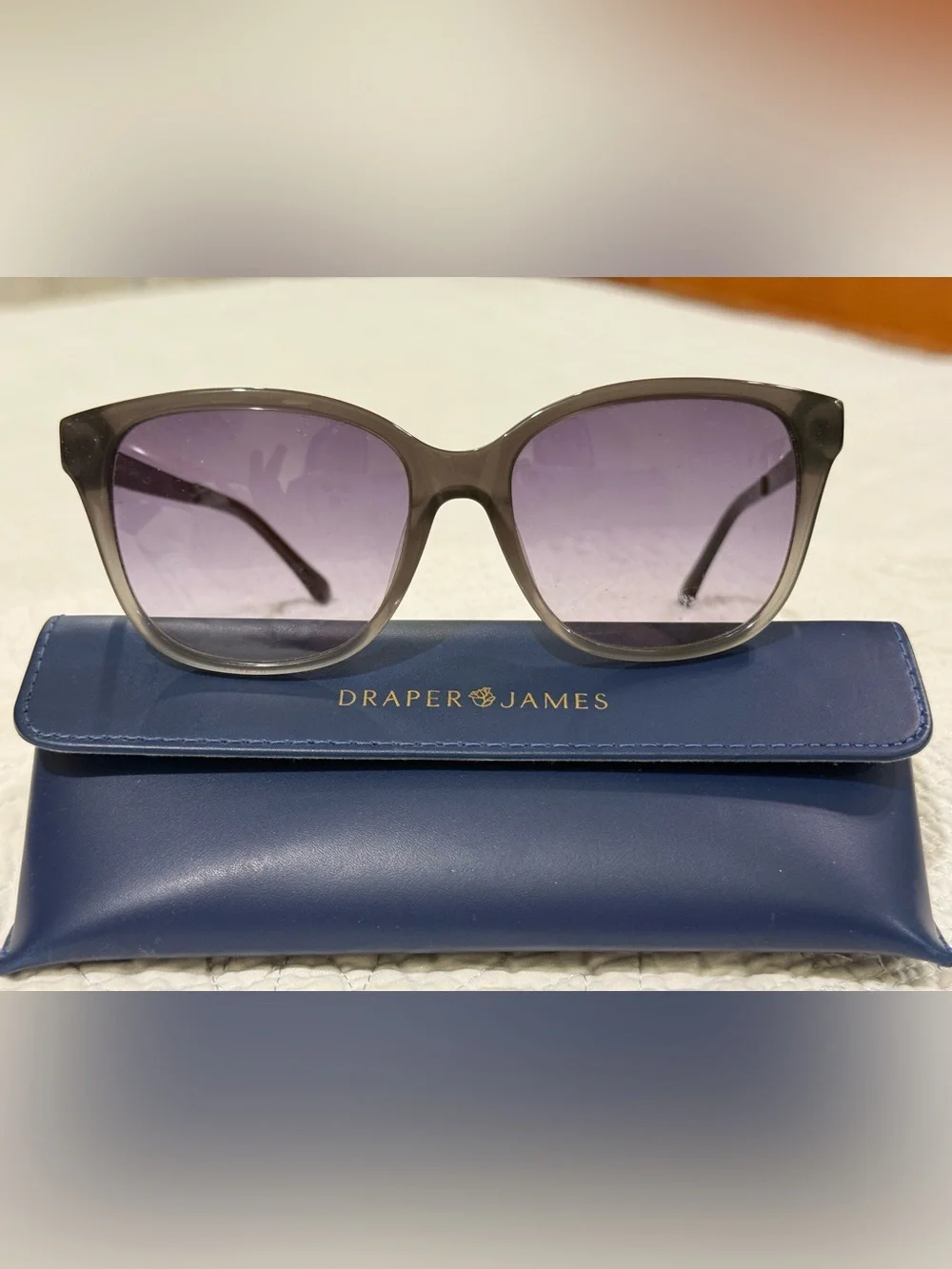 Draper James Gray Frame Sunglasses